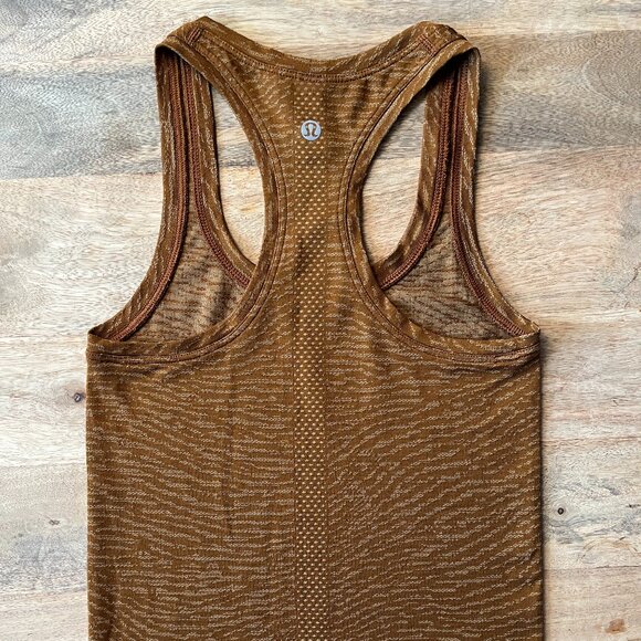 Lululemon Swiftly Tech Racerback Tank Top 2.0 - Copper Brown SIZE 0 - Picture 7 of 9